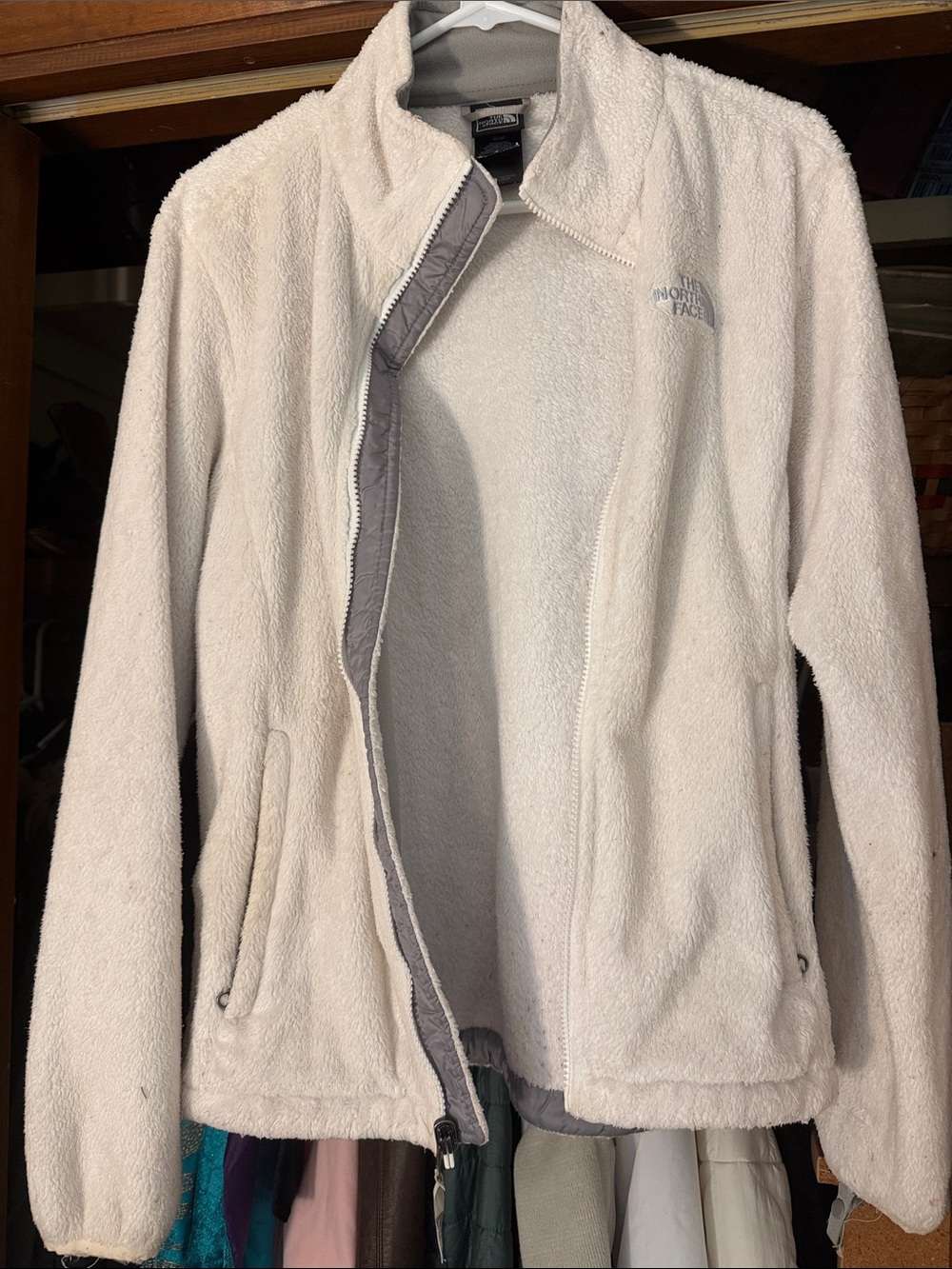 The North Face Women’s Cream Teddy Fleece Jacket